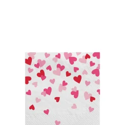 Cross My Heart Paper Beverage Napkins, 5in, 16ct