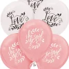 15ct, Floral Greenery Wedding Balloons