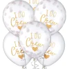 6ct, 12in, Confetti I Do Crew Wedding Balloons