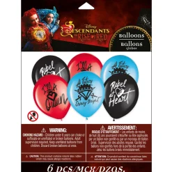 6ct, 12in, Descendants 4 Latex Balloons