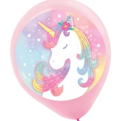 5ct, 12in, Enchanted Unicorn Latex Balloons
