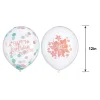 6ct, 12in, Free Spirit Boho Birthday Confetti Latex Balloons