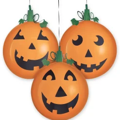 3ct, 24in, Halloween Jack-o’-Lantern Latex Balloon Kit