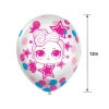 6ct, 12in, L.O.L. Surprise! Together 4-Eva Confetti Latex Balloons