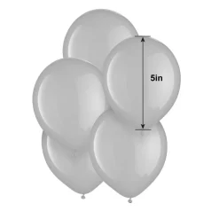 25ct, 5in, Multi-Colored Balloons, Assorted Colors