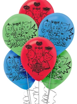 6ct, 12in, PJ Masks Latex Balloons