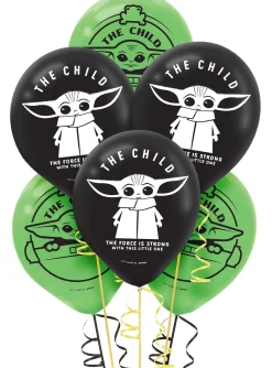 6ct, 12in, The Child Balloons - The Mandalorian