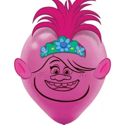 6ct, 12in, Trolls World Tour Latex Balloons