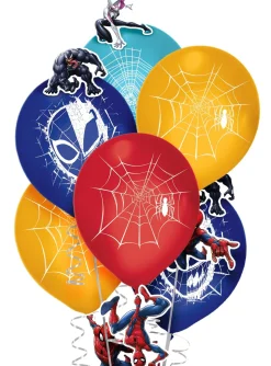 6ct, Spider-Man Webbed Wonder Latex Balloon Decorating Kit