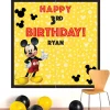 Customizable Mickey Mouse Forever Paper Scene Setter, 5.4ft x 5.4ft