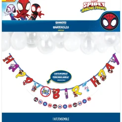 Customizable Spidey & His Amazing Friends Birthday Cardstock Letter Banners, 2ct