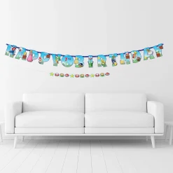 Customizable Super Mario Birthday Letter Banner Set, 2pc