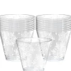 Dancing Snowflakes Plastic Tumblers, 9oz, 40ct