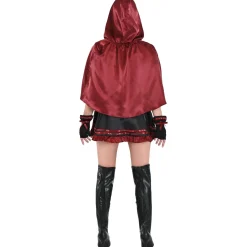Dark Red Riding Hood Costume – Women – Indludes cape
