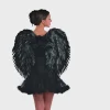 Deluxe Feather Dark Angel Wings