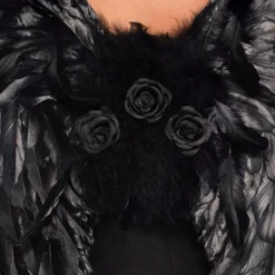 Deluxe Feather Dark Angel Wings
