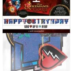 Descendants 4 Add an Age Cardstock Birthday Banner Set, 2pc