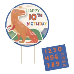 Diggin Dino Personalized Cake Topper