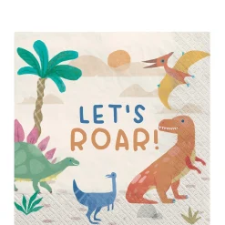 Diggin Dinos Beverage Napkins, 16ct, Assorted Options