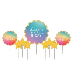Digital Dream Cake Topper Kit, 9pc