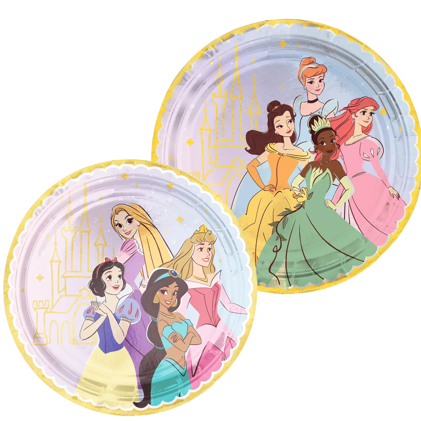 Disney Princess Once Upon A Time Paper Plates, 8ct, Assorted Options
