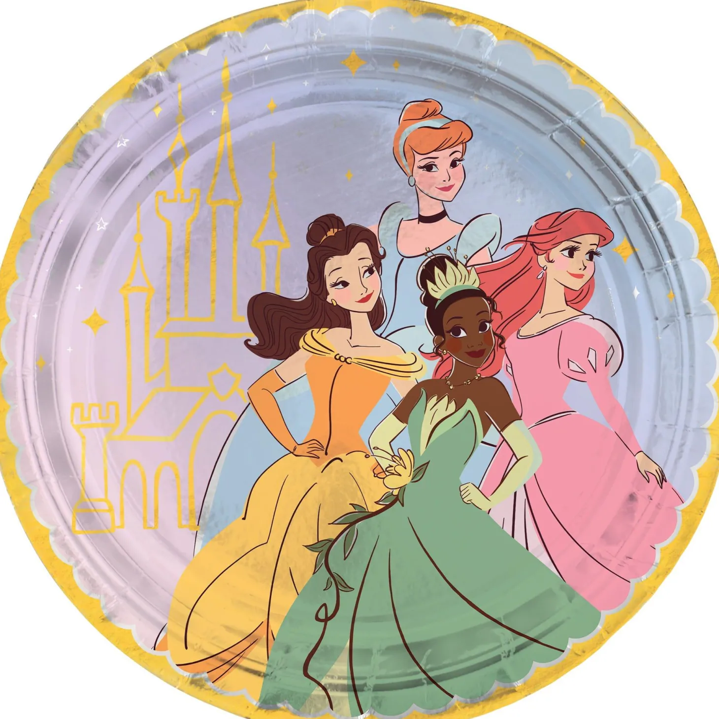 Disney Princess Once Upon A Time Paper Plates, 8ct, Assorted Options