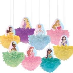 Disney Princess Once Upon A Time Hanging Puffs, 8ct
