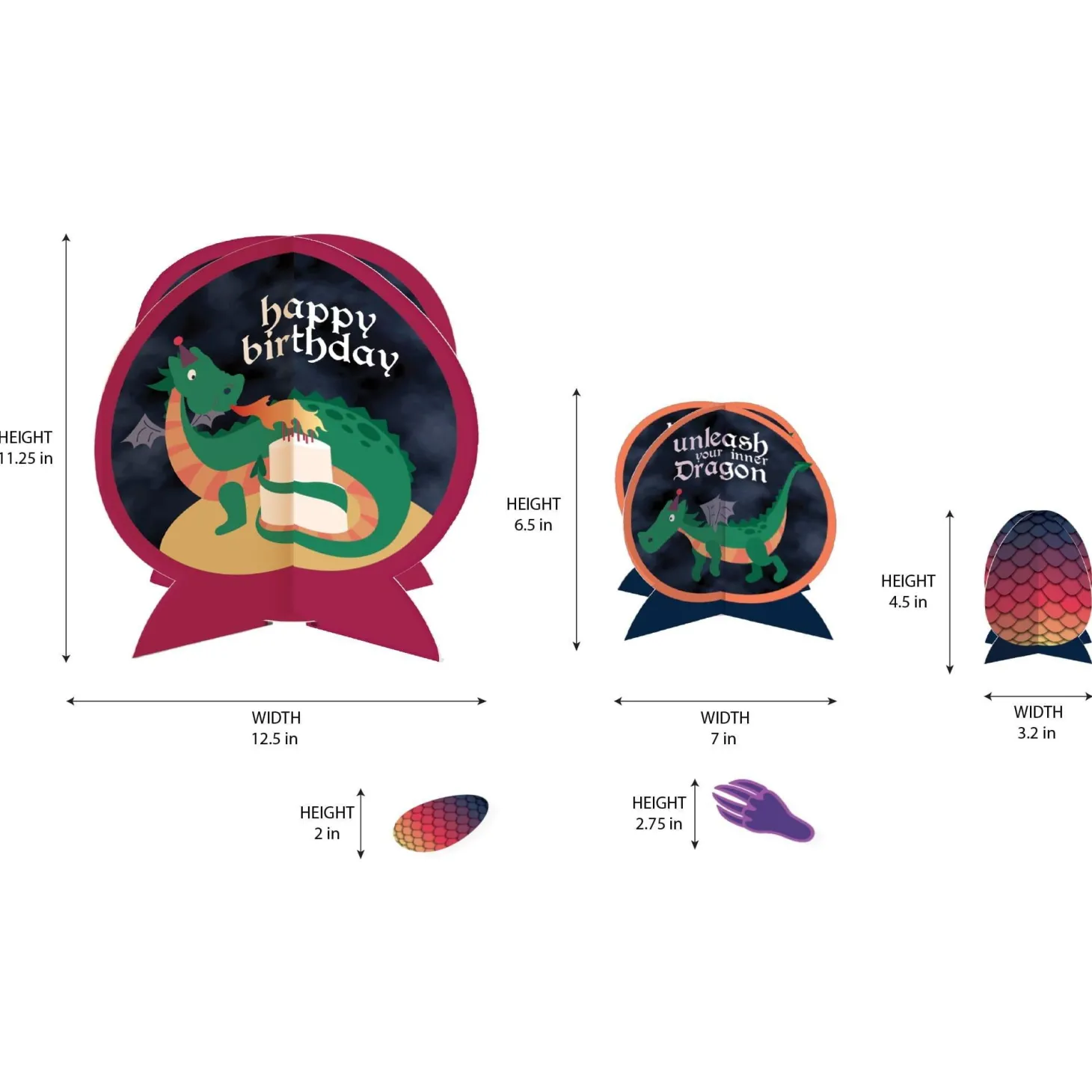 Dragon Party Kit for 8 Guests