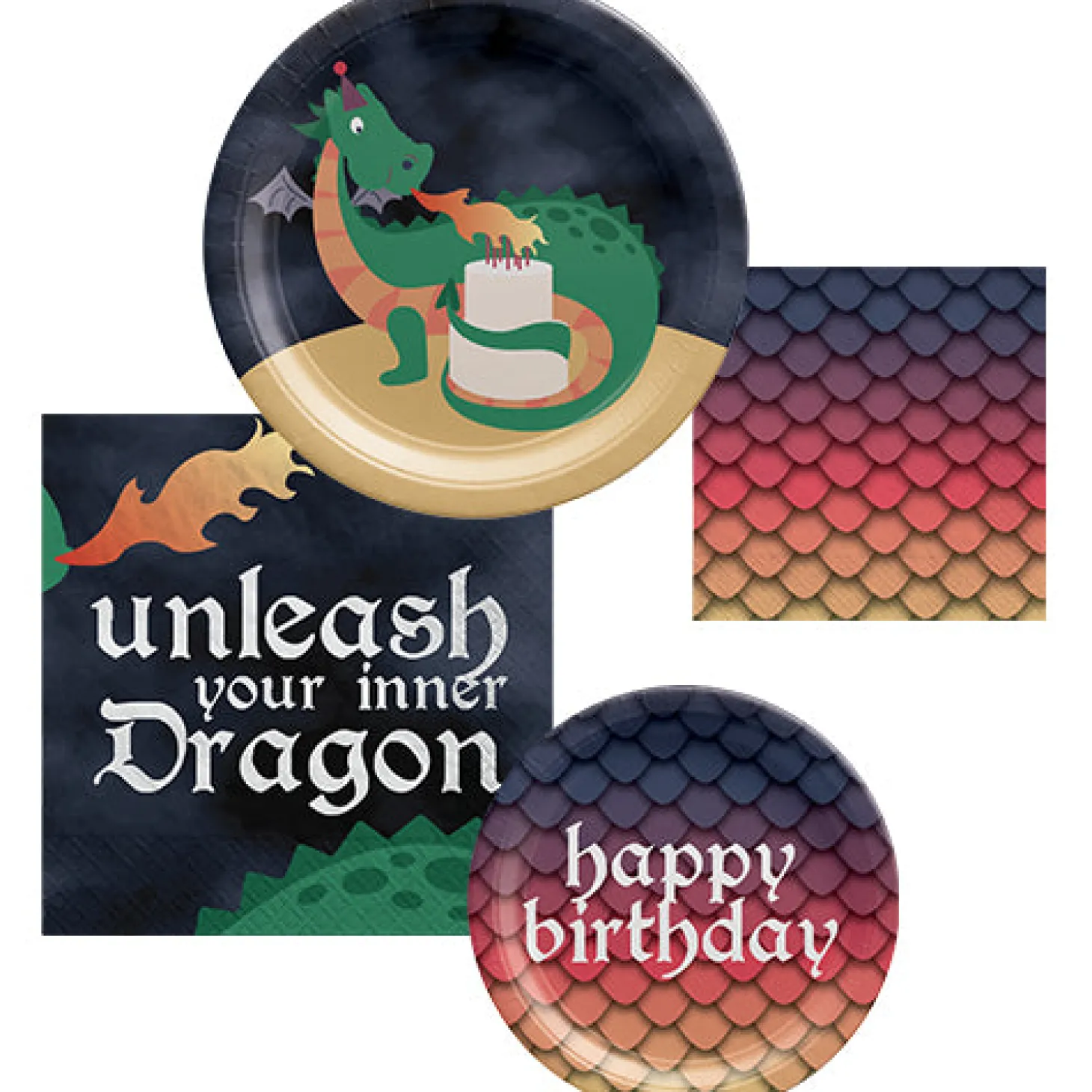 Dragon Party Kit for 8 Guests