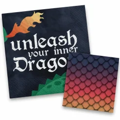 Dragon Party Napkins, 16ct, Assorted Options