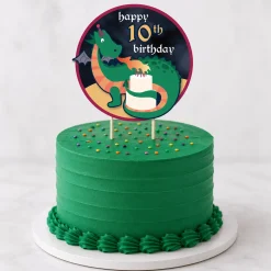 Dragon Party Personalized Cake Topper