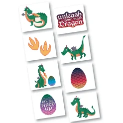 Dragon Tattoos, 8ct