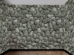 Dungeon Stone Wall Backdrop Decoration, 47in x 100ft