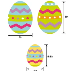 Easter Egg Yard Signs 5ct