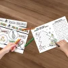 Elf Kids Coloring Placemat, 24ct