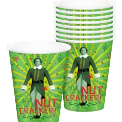 Elf Paper Cups, 16oz, 8ct