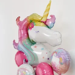 Enchanted Unicorn Foil Balloon Bouquet, 5pc