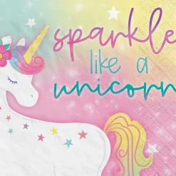 Enchanted Unicorn Paper Lunch Napkins, 6.5in, 16ct