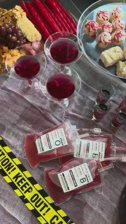 Enter If You Dare Bloody Cling Decals 13ct