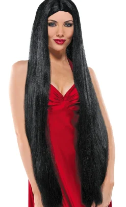 Extra Long Black Wig
