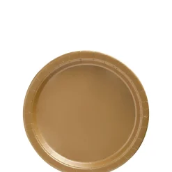Extra Sturdy Paper Dessert Plates, 6.75in, Assorted Colors, Multiple Counts