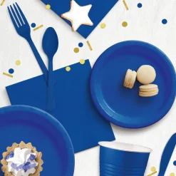 Extra Sturdy Paper Dinner Plates, 10in, Assorted Colors, Multiple Counts