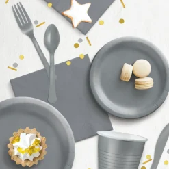 Extra Sturdy Paper Dinner Plates, 10in, Assorted Colors, Multiple Counts