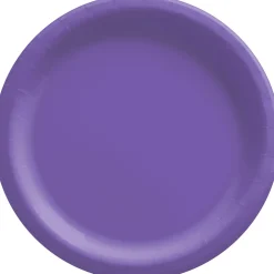 Extra Sturdy Paper Dinner Plates, 10in, Assorted Colors, Multiple Counts