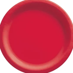 Extra Sturdy Paper Dinner Plates, 10in, Assorted Colors, Multiple Counts