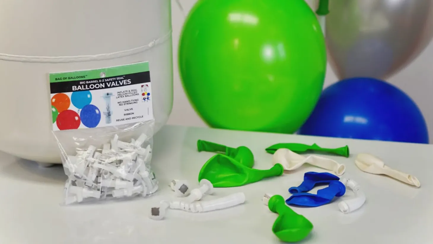 E-Z Balloon Valve Seals, 25ct