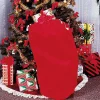 Faux Fur Trimmed Santa Bag
