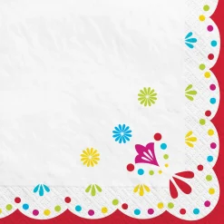 Fiesta Viva la Party Paper Lunch Napkins, 6.5in, 40ct