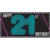 Finally 21 Birthday Horizontal Banner