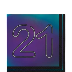 Finally 21 Birthday Lunch Napkins, 6.5in, 16ct